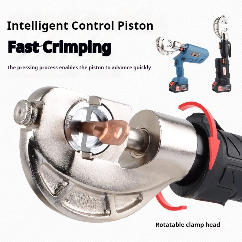 4-70mm² SME-70 Portable Electric Hydraulic Crimping Plier Lithium Battery Copper Aluminum Terminal Charging Crimping Electrician