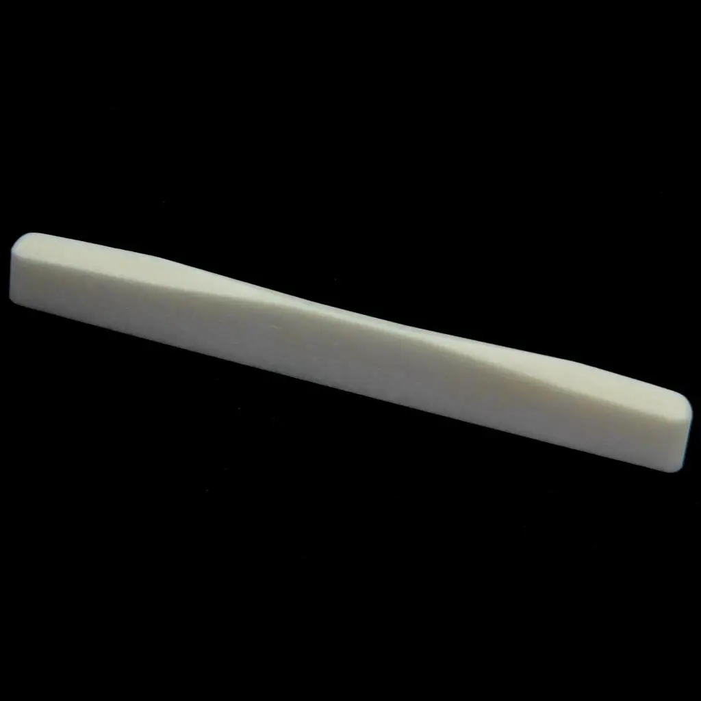 Buffalo Bone Bridge Saddle Replacement Part Acoustic Guitar Accessories for Improved Sound Quality