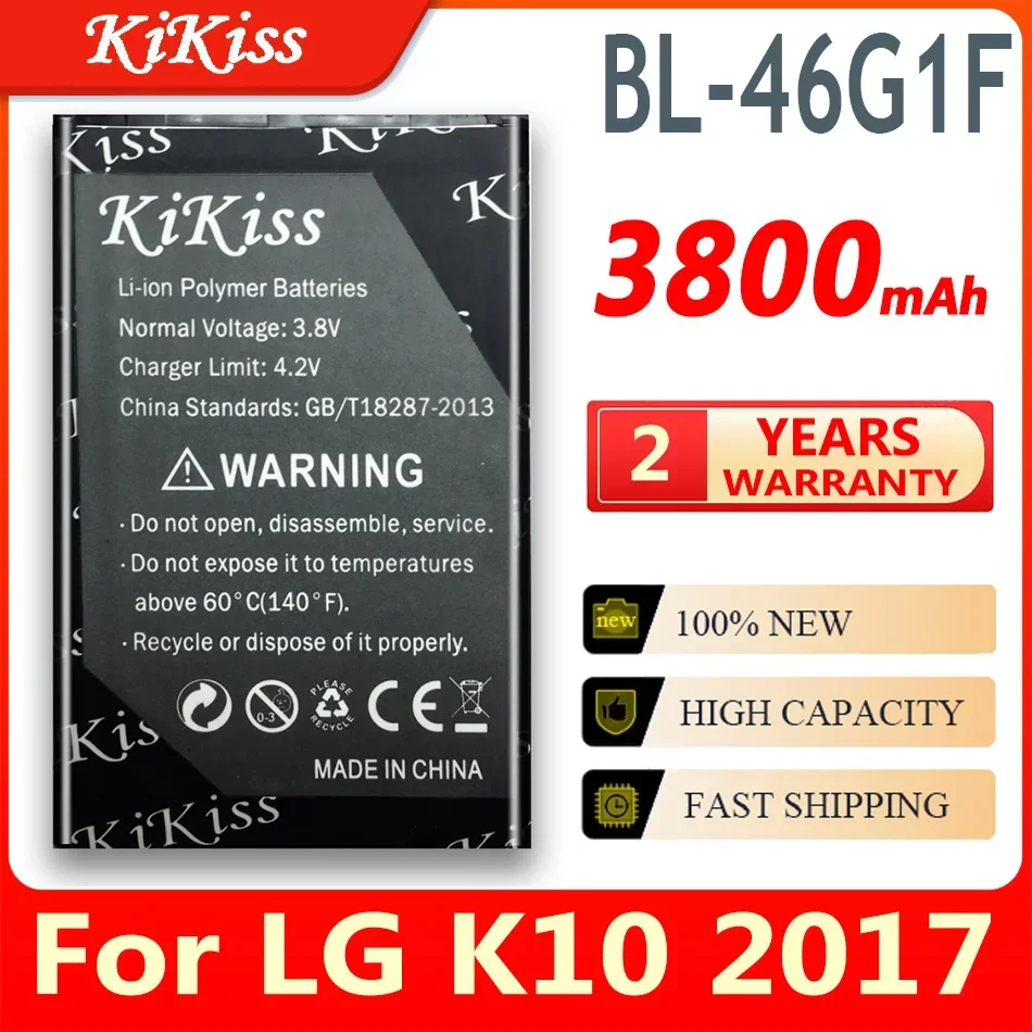 Batería Para LG K10 LTE F670L F670K F670S F670 Q10 K420N K10 2017 K20 Plus K20Plus TP260 K425 K428 K430H M250, BL-45A1H, BL-46G1F1F