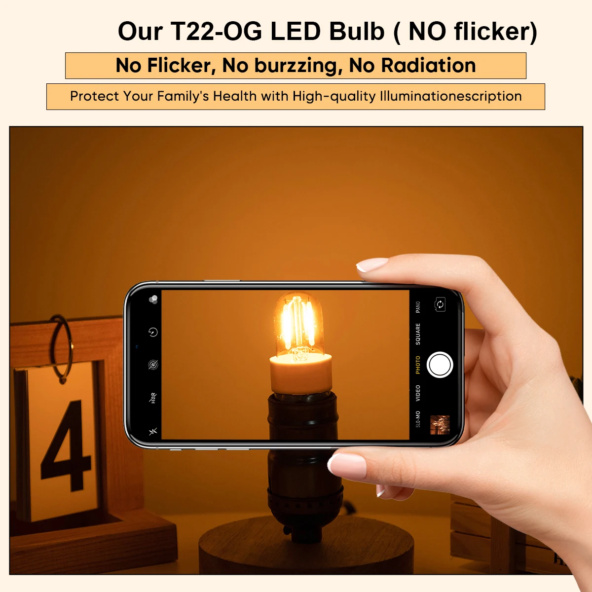 Mini Tube T22 E14 Led 220V Amber Glass Warm White 2000K Vintage Replaceable String Light Chandelier Salt Lamp Decoration Lights