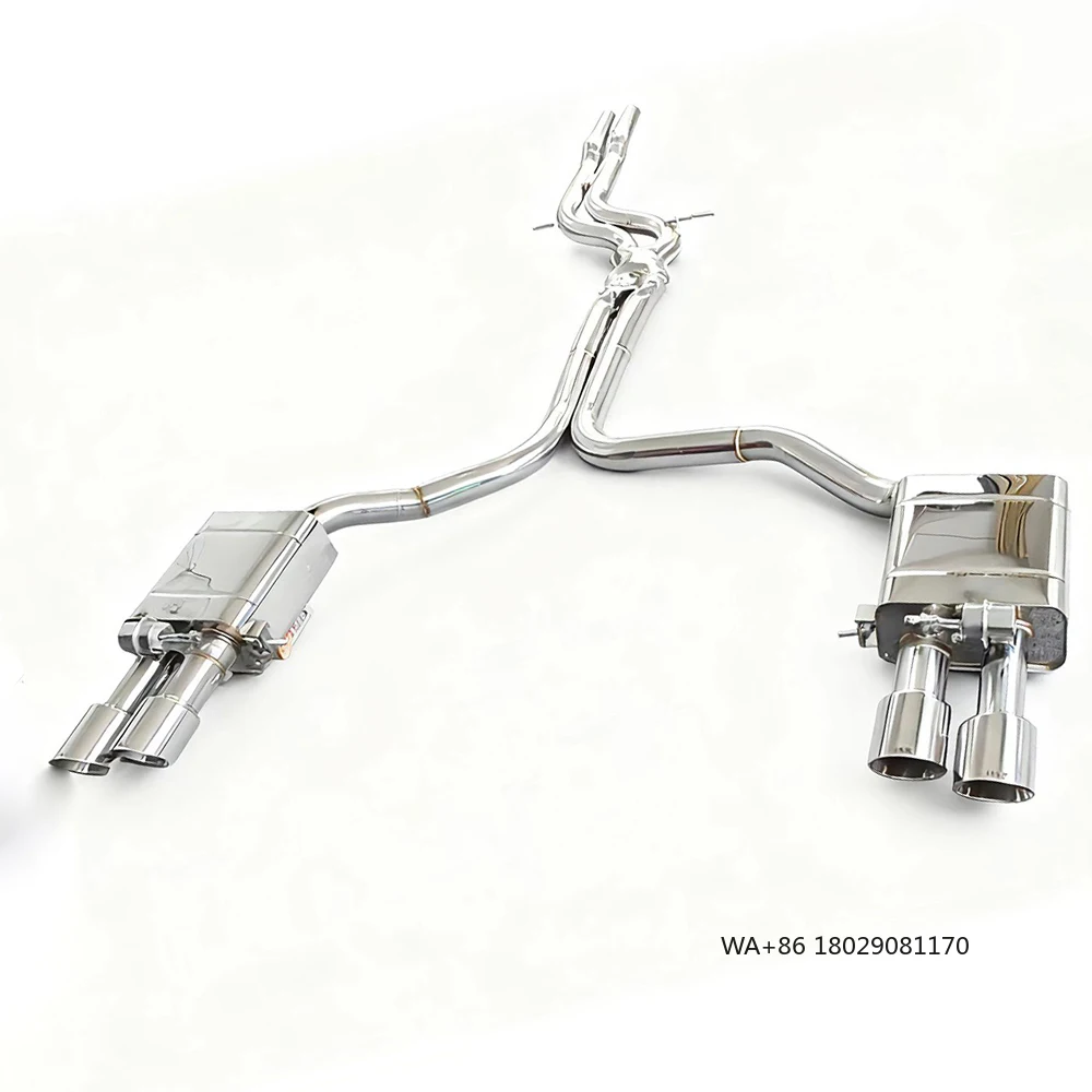 

Exhaust Pipe High Performance A6 A7 C7 3.0T 2013-2017 Catback Exhaust Quad 304 Stainless Steel Performance Exhaust Pipes