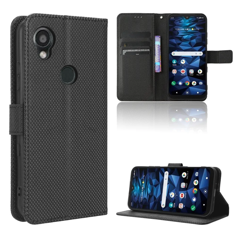 

For Kyocera Digno SX3 Luxury Flip Diamond Pattern Skin PU Leather Wallet Stand Case For Kyocera Digno SX3 KYG02 Phone Bag