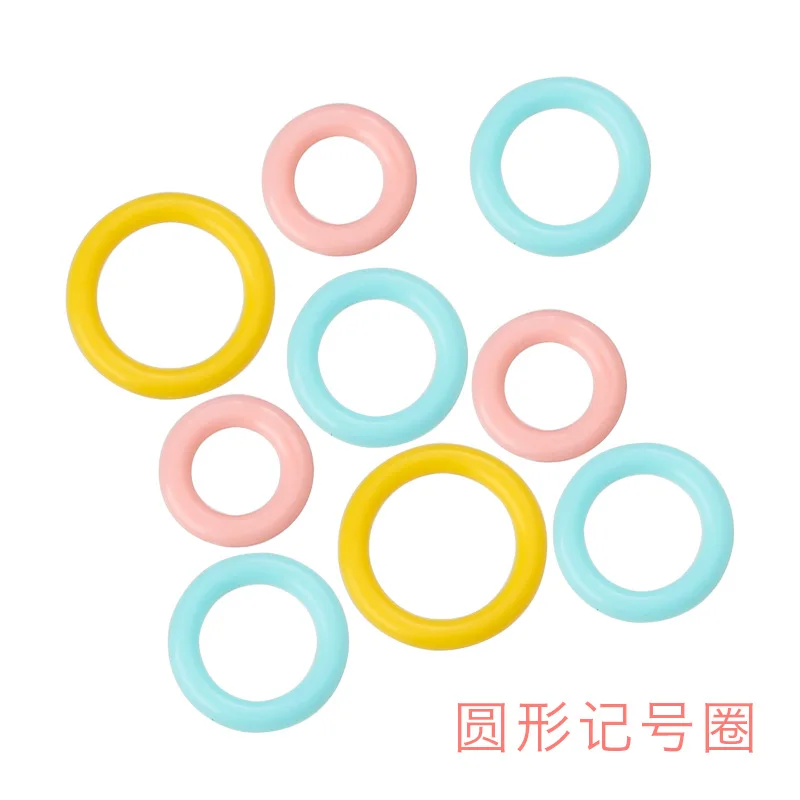 

Color Plastic Marking Ring Plastic Ring Three Color Manual DIY Marking Buckle Ring Needle Count Small Tool Sewing Supplies