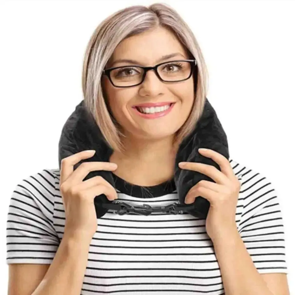 Fillable Travel Neck Pillow Stuff With Clothes Pillowcase Storage Bag Lycra Fabric Waterproof Carry Portable Travel Bag Pillow