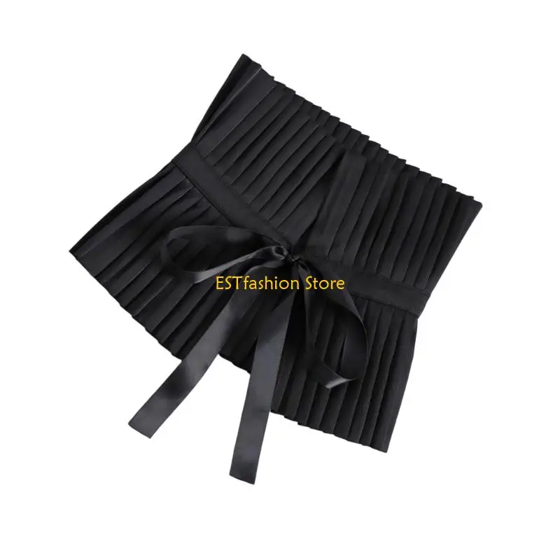 Y5GC غطاء ياقة قابل للفصل من القطن قابل للتنفس، أصفاد ناعمة من Flase Coloar، صديقة للبشرة لمناسبات المكتب والارتداء اليومي