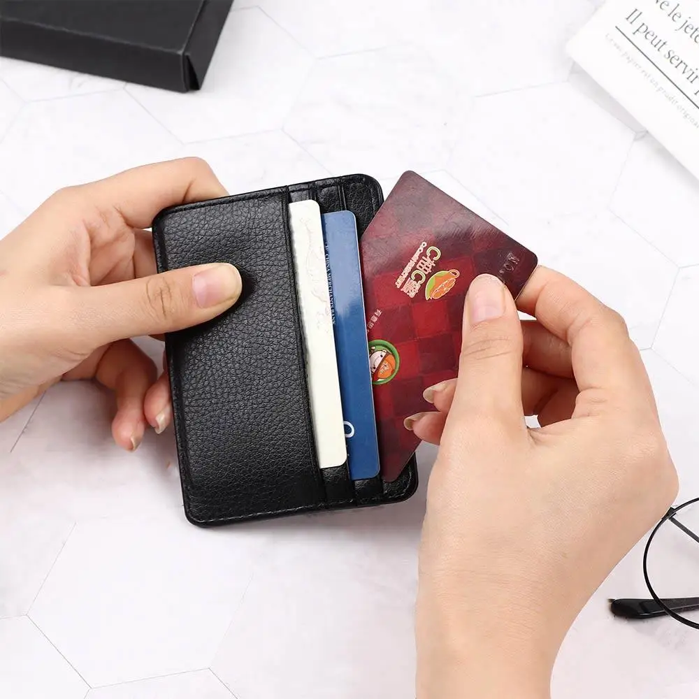

New Arrival Slim Top Quality Card Holder Bank Credit Card ID Money Case Bag
