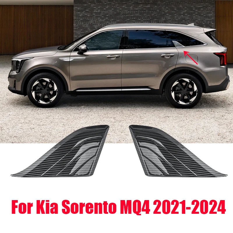 

Car window C-pillar decorative sticker exterior decoration modification part For Kia Sorento MQ4 2021 2022 2023 2024