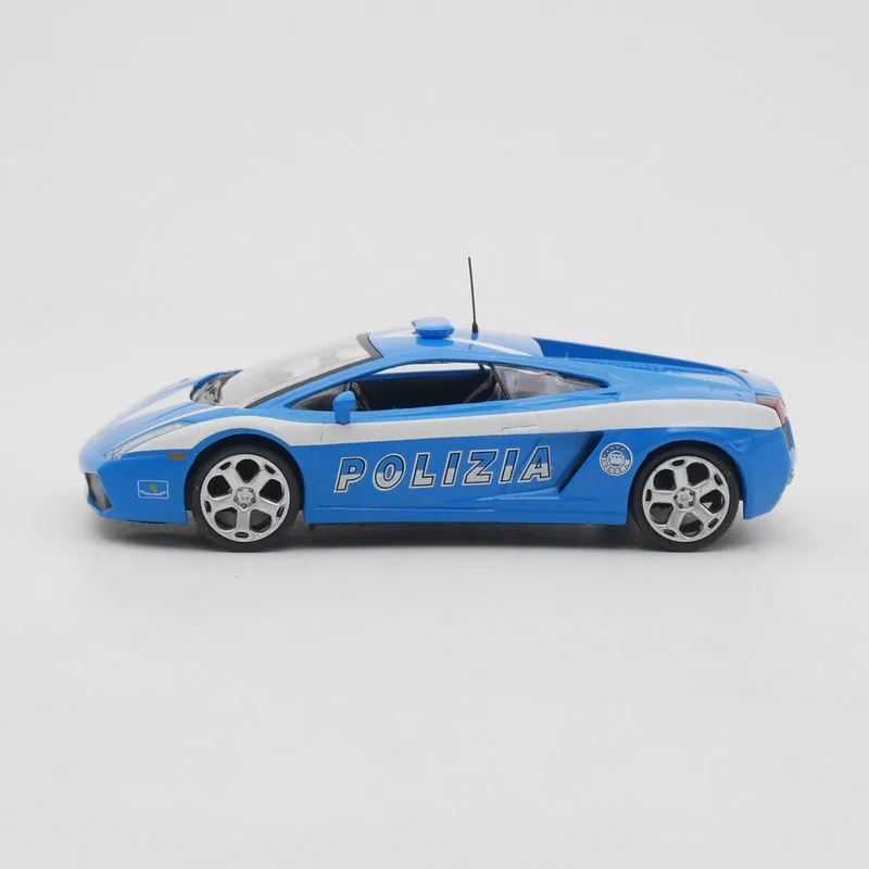 Diecast escala 1:43 galardo polícia simulação liga modelo de carro exibição estática presente colecionável brinquedo lembrança decoração