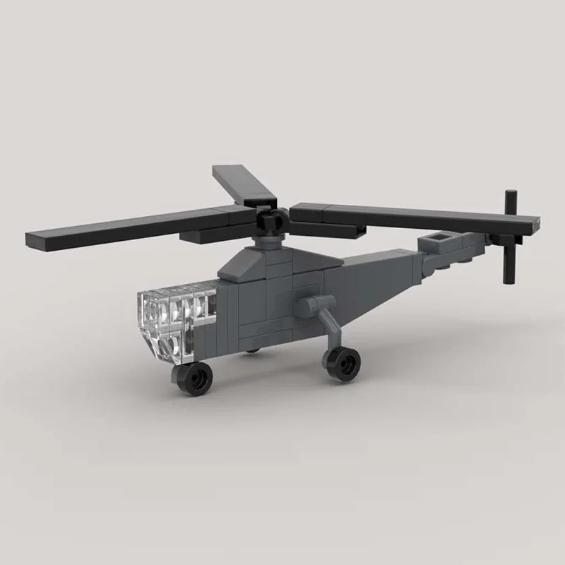 H-5 نموذج هليكوبتر عسكري MOC قوالب بناء معدات الحرب وحدات التكنولوجيا الهدايا عطلة تجميع ألعاب أطفال البدلة #2