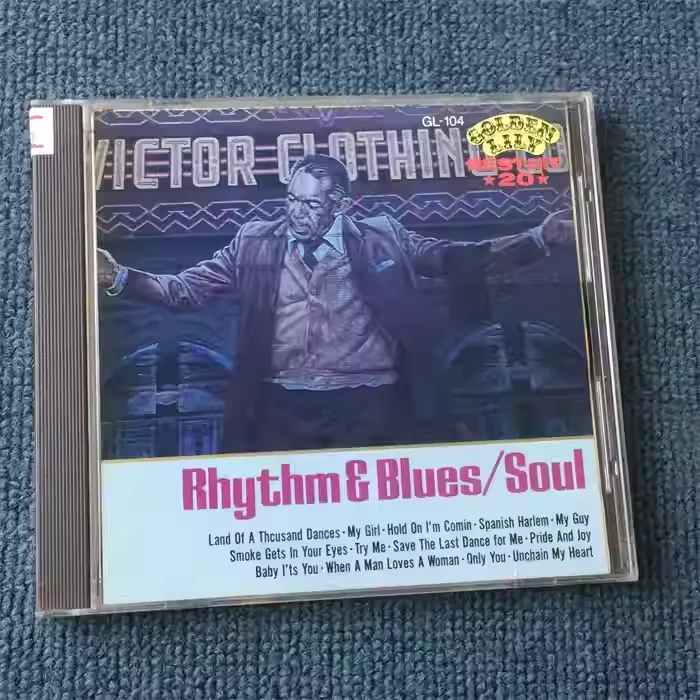 

Classic Rhythm Blues & Soul Compilation Album Music CD Rhythm Blues Soul Best Hits 20 Music Record Cosplay Soundtracks Box Gift
