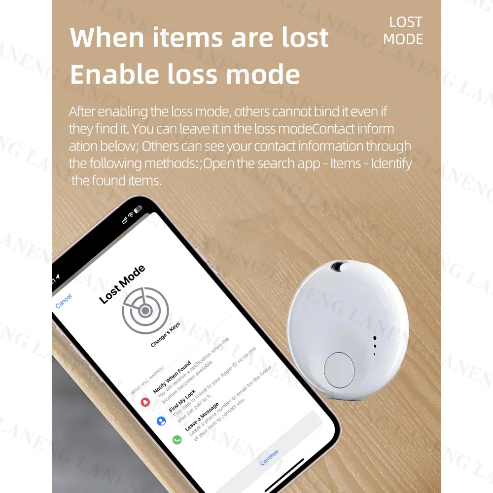 Wireless GPS Smart Tracker funziona con Apple trova la mia APP dispositivo di promemoria Anti smarrimento chiave per auto Pet Kids Finder for Elder