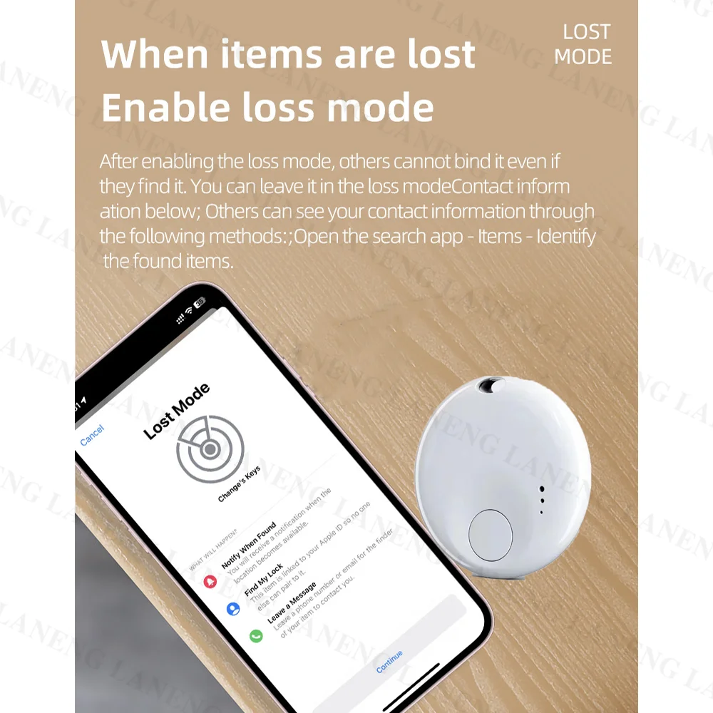 GPS IP67 MFI para rastreador Apple, etiqueta de aire inteligente, llave para niños, mascota, coche, vehículo, rastreador perdido, duración de la