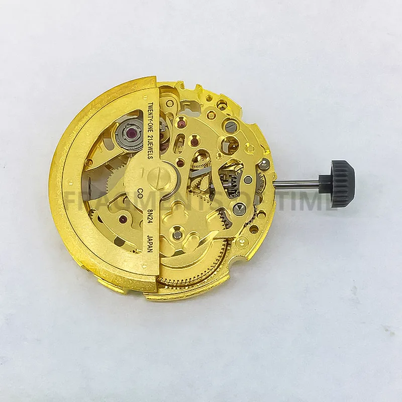 New 8n24 Watch Movement Genuine 8N24 Mouvement Automatic Movement 3 Hands Imported Japanese Gold Watch Parts