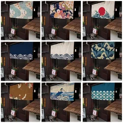 Japanese Horizontal Curtain Short Door Curtain Living Room Bedroom Partition Curtain Japanese Restaurant Sushi Shop Decor Noren