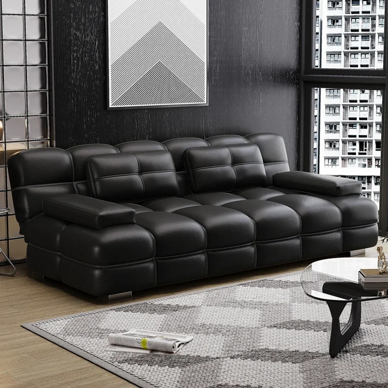 

Aesthetic Soft Living Room Sofas Black Cheap Chinese Interior Big Size Living Room Sofas Creative Koltuk Takımı Home Furniture