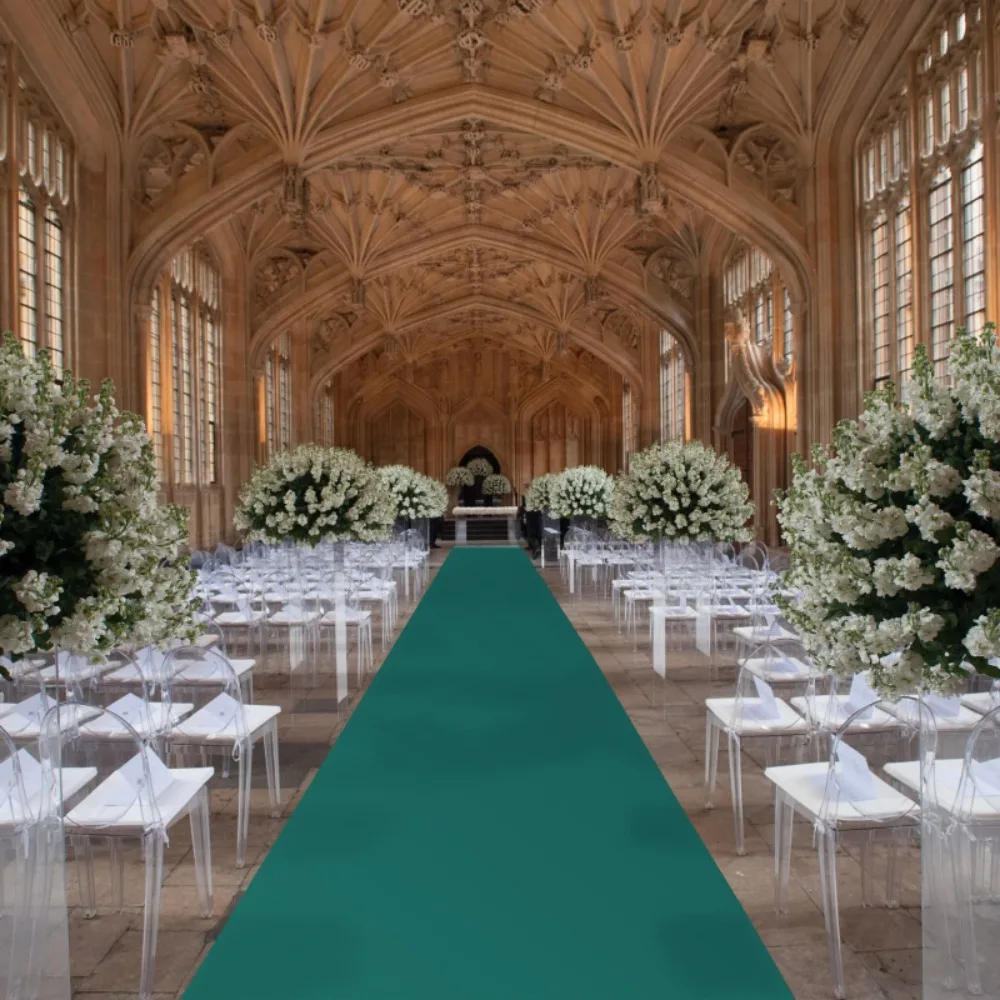 Elegant Wedding Aisle Runner Carpet Anti-slip Wedding White Carpet Wedding Red Carpet Ceremony Party Stage Rugs Wedding Carpet