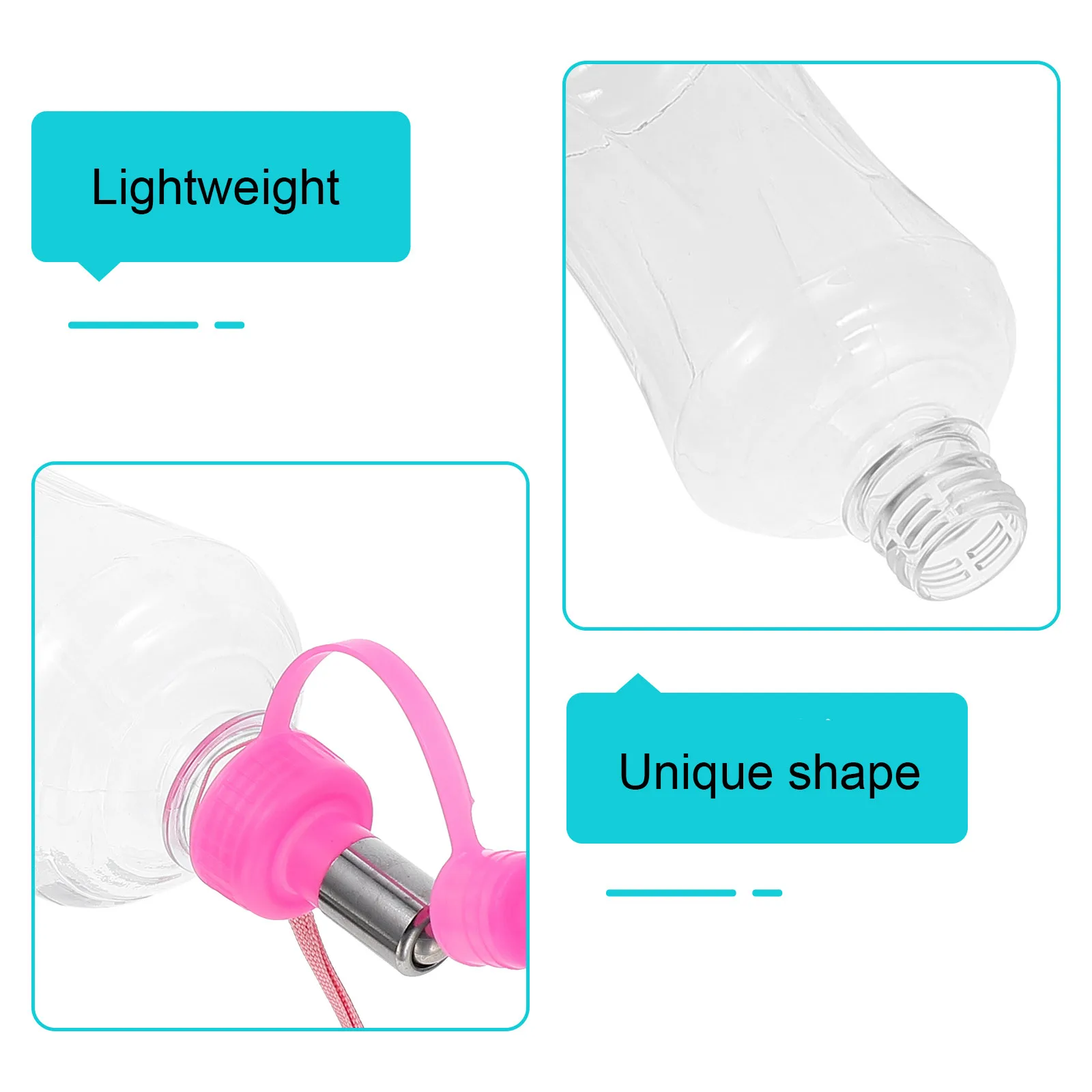 

2pcs Pet Water Fountain Small Animal Bottle Traveling for Dogs Portable Dispenser Durable Bottles Dog Water Outdoor Kettle Puppy