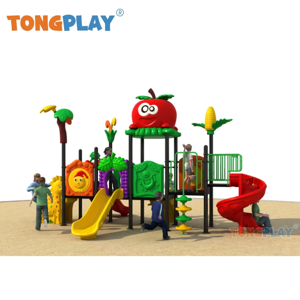 

Medium fantasy castle series Factory Tong play direct sales plastic kids park lawn slide equipment children's outdoor playground