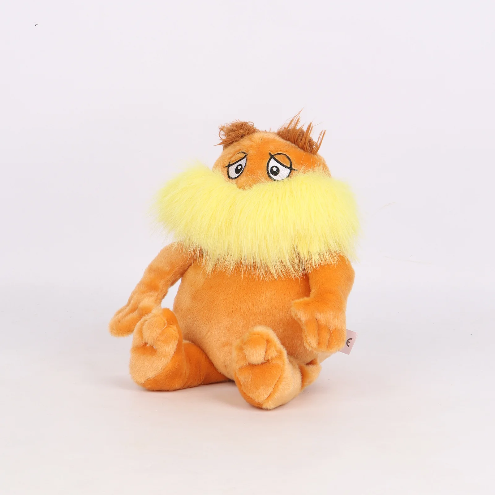 Doctor Seuss The Lorax Plush Cartoon Anime Kawaii Stuffed Animal Figure Model Plushie Toy Room Pillow Doll Kids Christmas Gifts