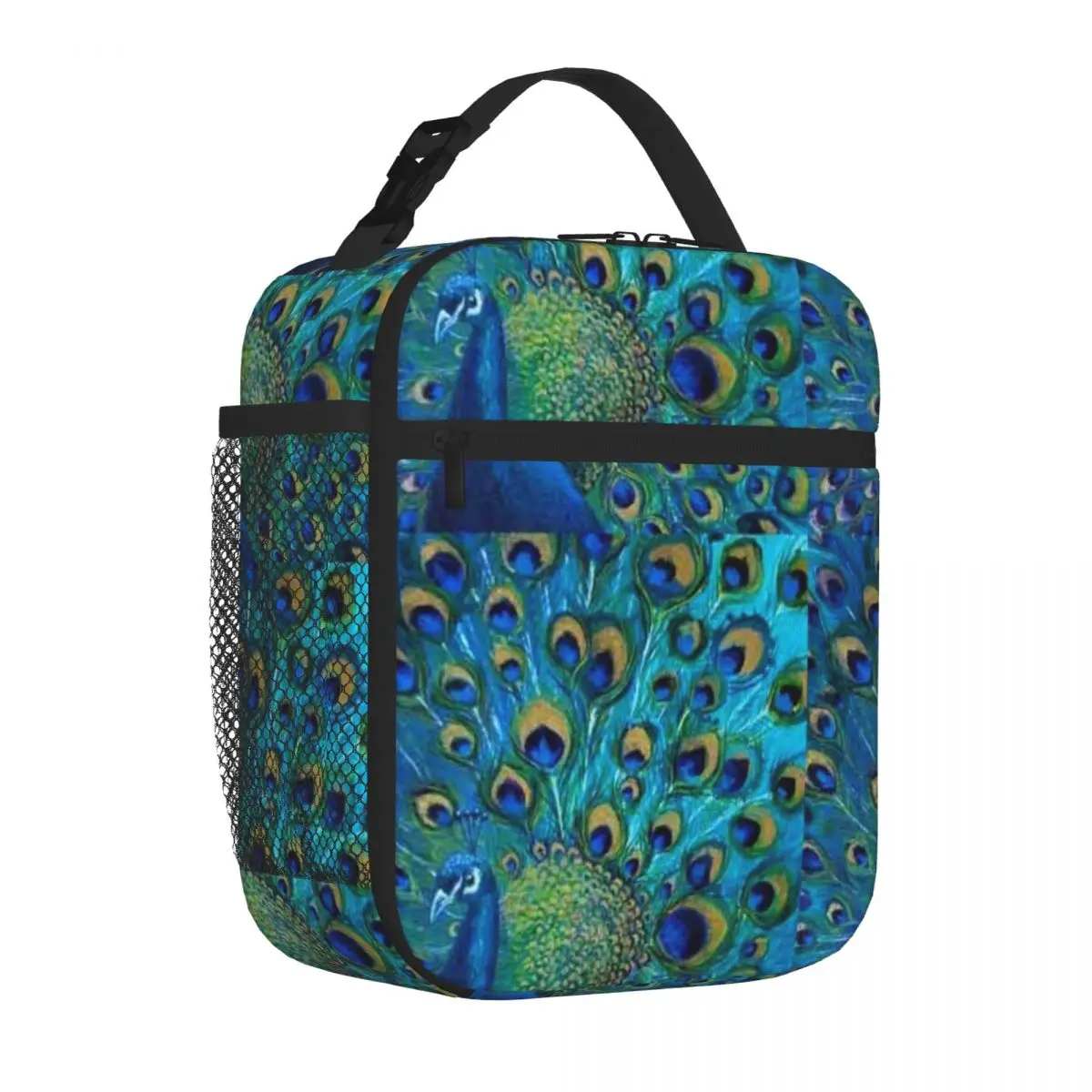 Bestselling Peacock In Its Full Glory Modern Carry Lunch Bag Daily Snack Storage School Lunch Bag