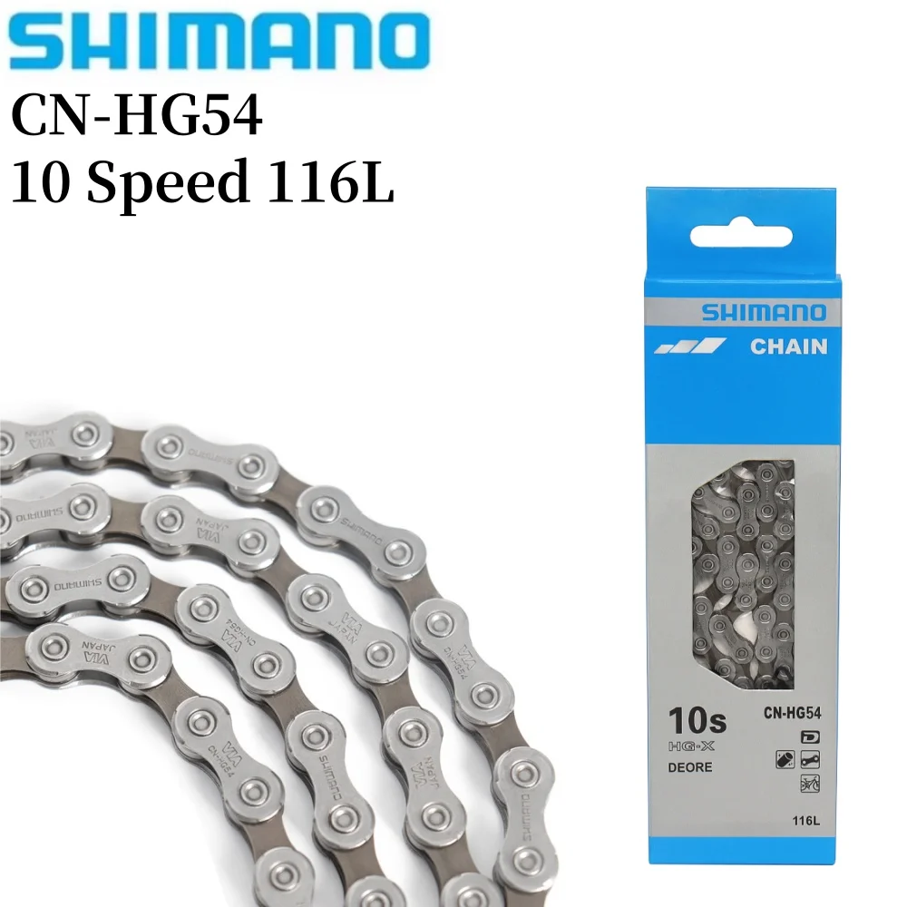 SHIMANO CN HG54 10 Speed Bicycle Chain 10S 10V 116L Link For MTB Bike Chains Original Shimano Chain Bicycle Parts