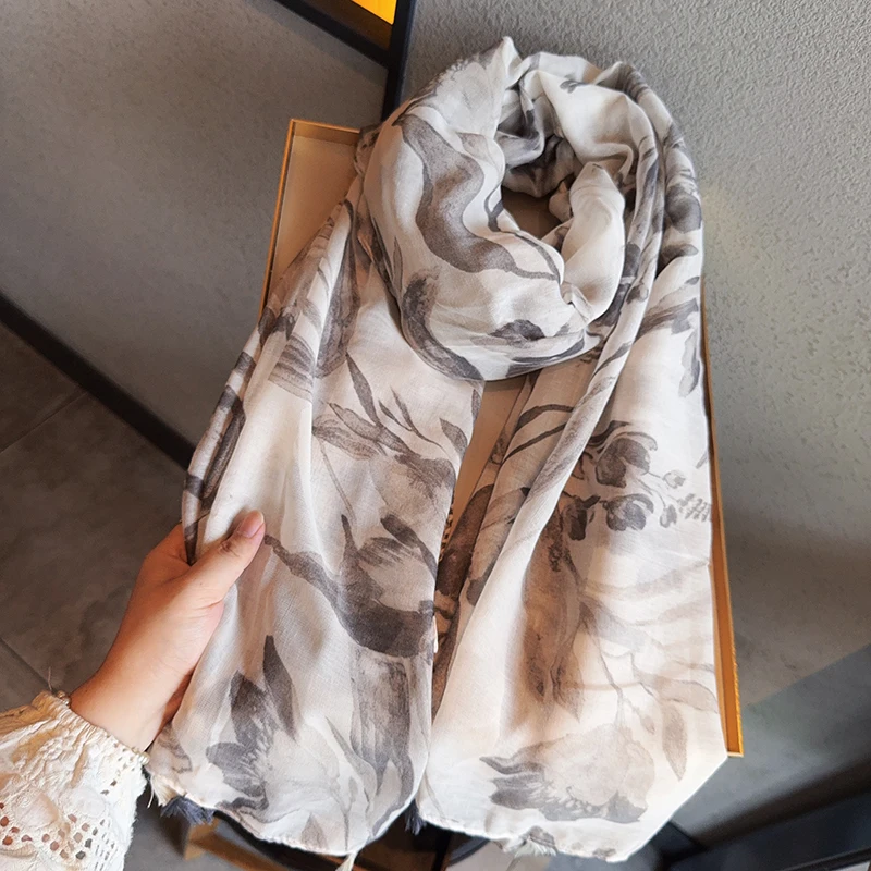 primavera-chuva-prata-bordo-algodao-linho-cachecol-feminino-praia-protetor-solar-cabeca-envoltorio-ar-condicionado-quarto-oulder-awl-novo-verao