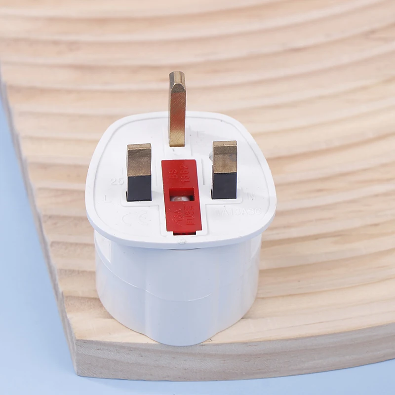 250V 13A Multifunctional EU European To UK Plugs Adapter 2 Pin Power Converter Socket Travel Dubai Singapore Universal Adaptor