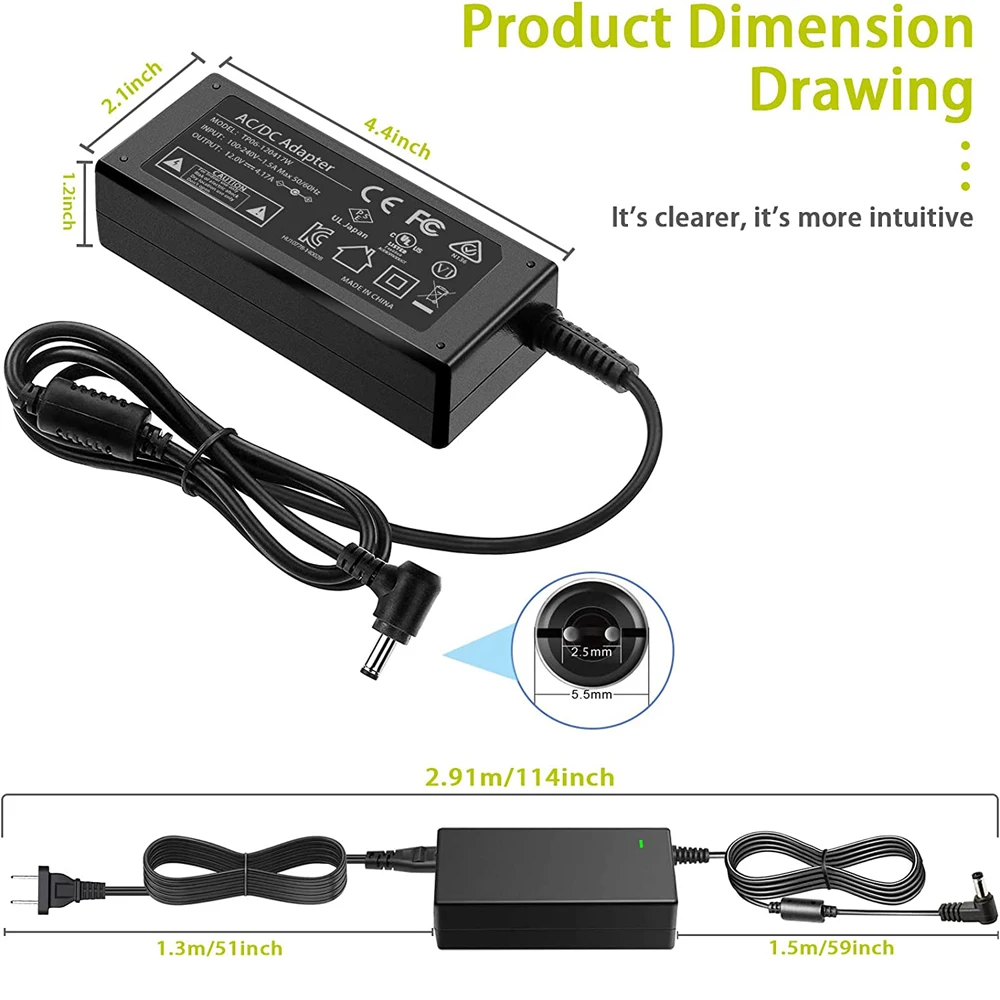 12v 4.17a adaptador de alimentação ca compatível com para peloton bicicleta exercício PLTN-RB1VO rb1v1 rb1vq gen carregador ATS050T-P121