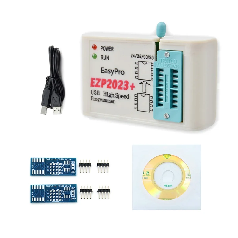 

EZP2023 High-Speed USB SPI FLASH Programmer EZP2023 Support 24/25/93 EEPROM Bios 25T80 Burning Offline Copy