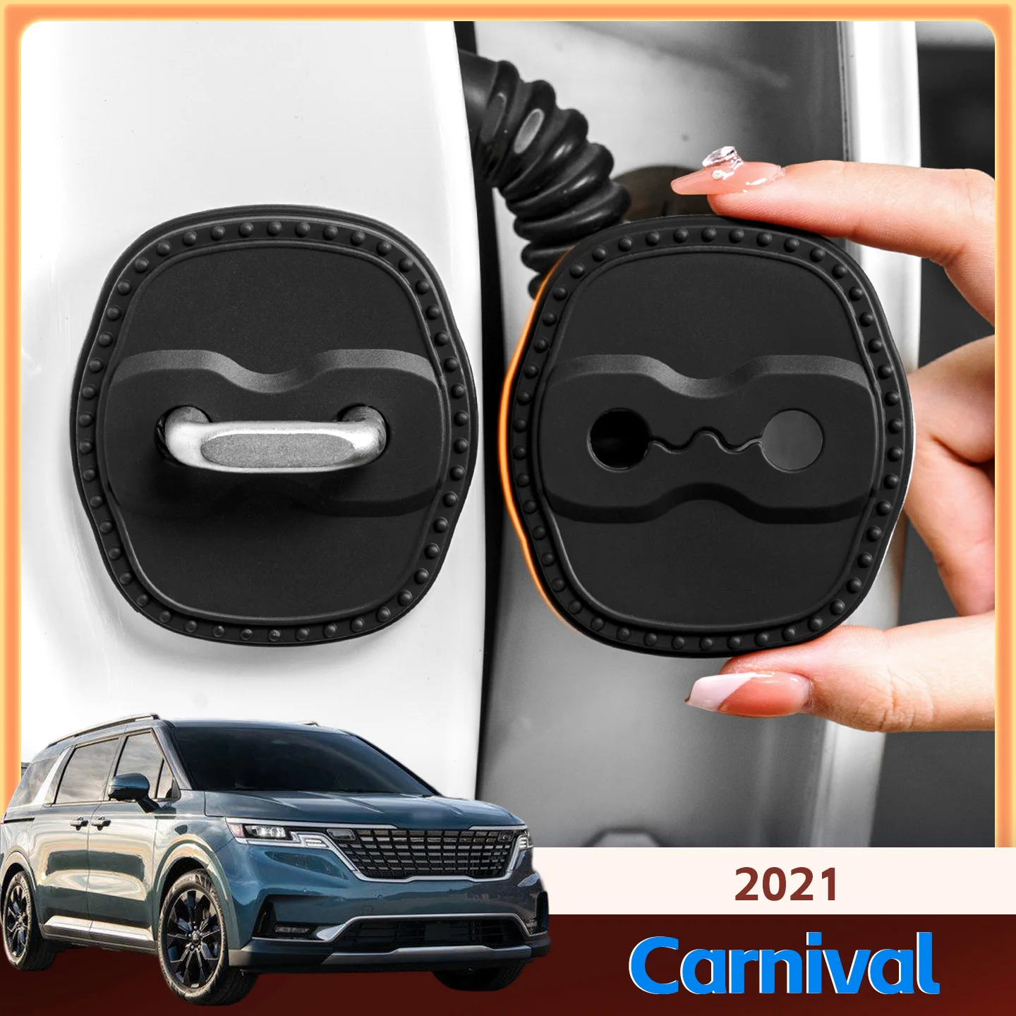 2/4Pcs Silicone Car… - image
