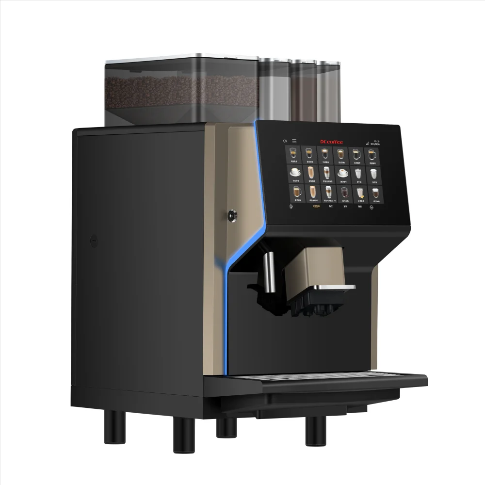 Dr.Coffee CoffeeCenter Fully Automatic Coffee Machine For Commercial Coffee Maker With 3 Powders Maquina De Café