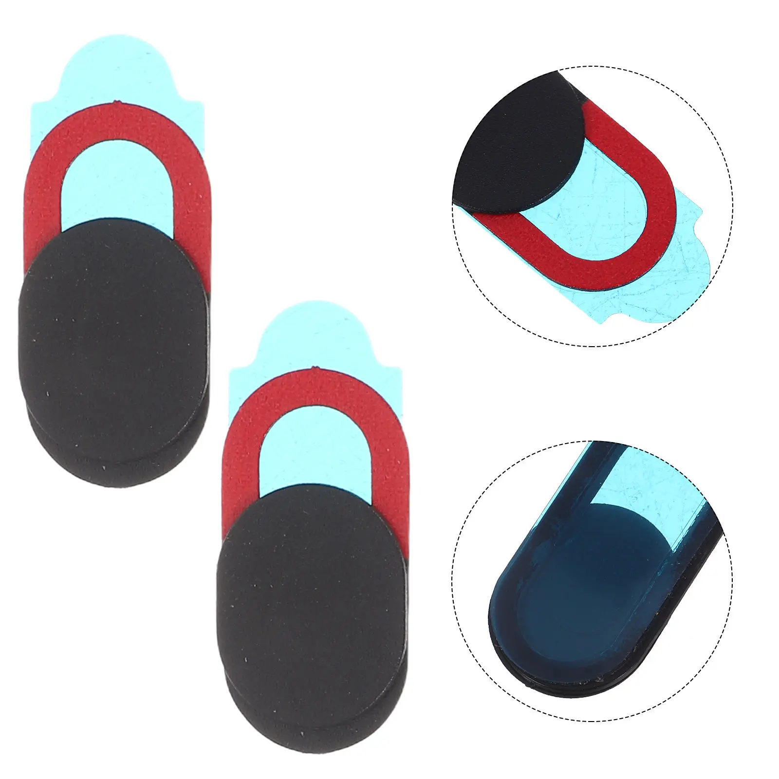 

6Pcs Webcam Privacy Cover Oval Camera Slider Durable Protector for Laptop Tablet Phone Security Use Webcam Cover