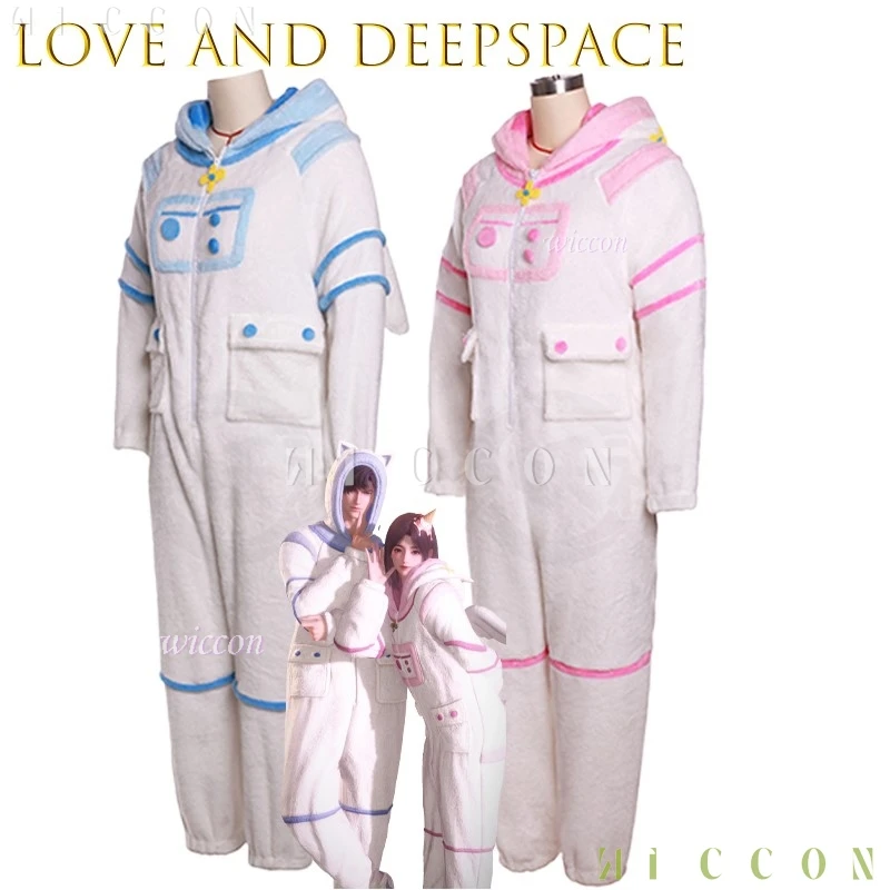 

Хэллоуин для взрослых, потому что игра Love and Deepspace, карнавальный костюм, пижама Space Dreamer, комбинезон, ночная рубашка, синий, розовый, disfraz de mujer