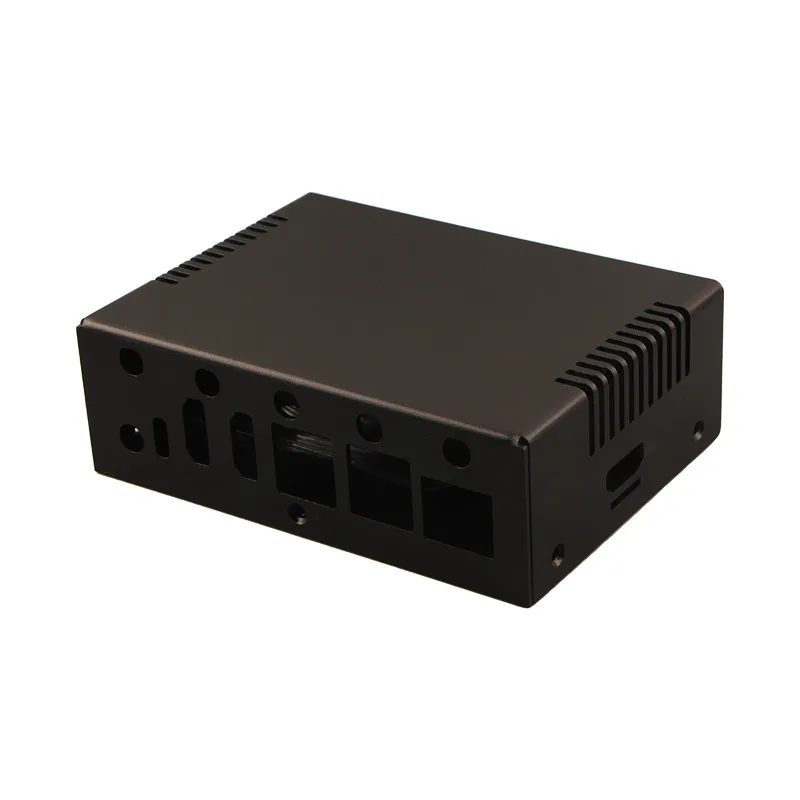 Risa Radxa 5B + aluminum alloy heat dissipation shell, internal cooling fan can be installed