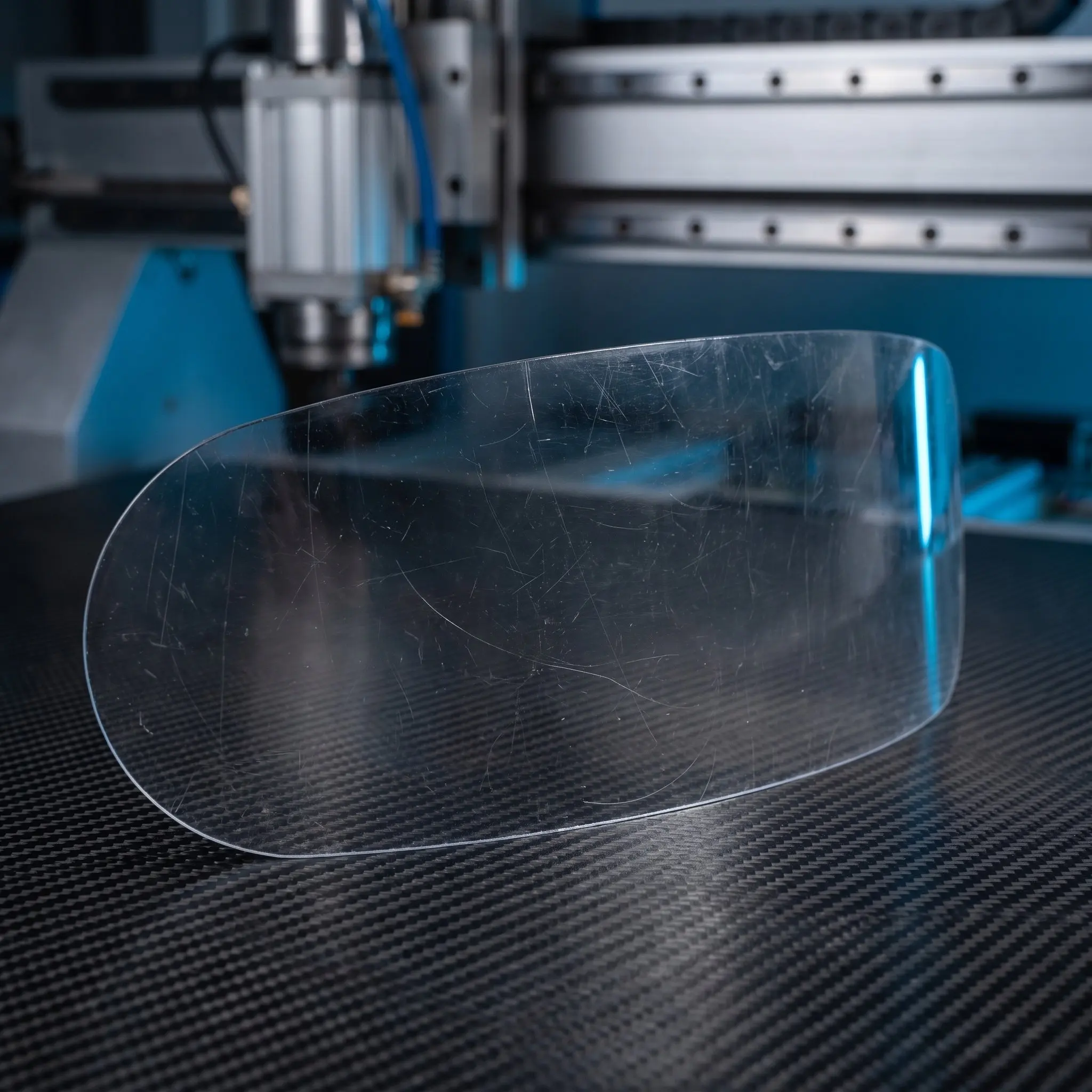 4Pcs Sandblasting Hood Protective Lens Replacement Clear Scratch Resistant Impact Resistant Dustproof Lens Cover for Welding