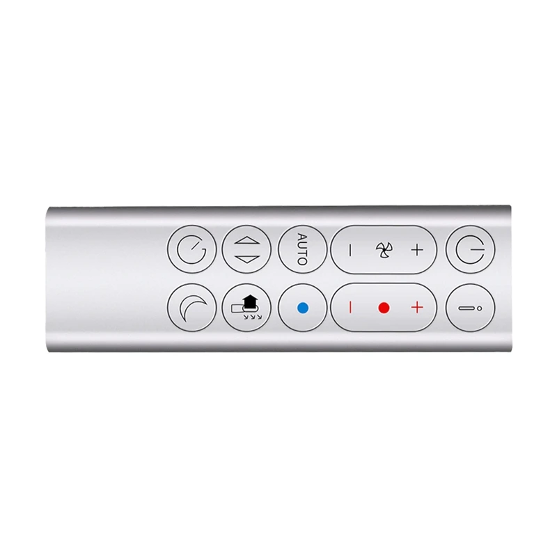 1 Pcs Air Purifier Leafless Fan Remote Control Plastic Remote Control Suitable For Dyson HP04 HP05 HP07 Silver