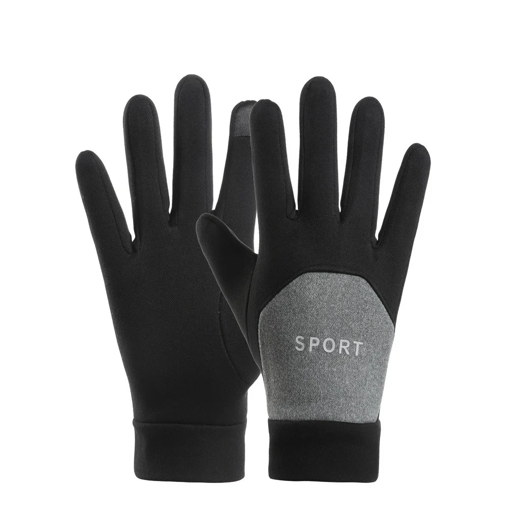 New Touchable Screen Winter Gloves Full Finger Warm Touch Screen Gloves Retro Windproof Cold Proof Gloves Women Men