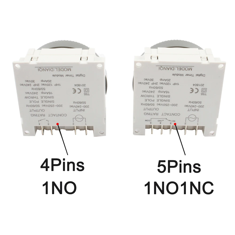 TM619 220V 16A Digital Timer Controller Weekly Programmable Timer Switch Hour Minute Count CN304 1NO 1NO1NC 16ON/OFF Time Relay