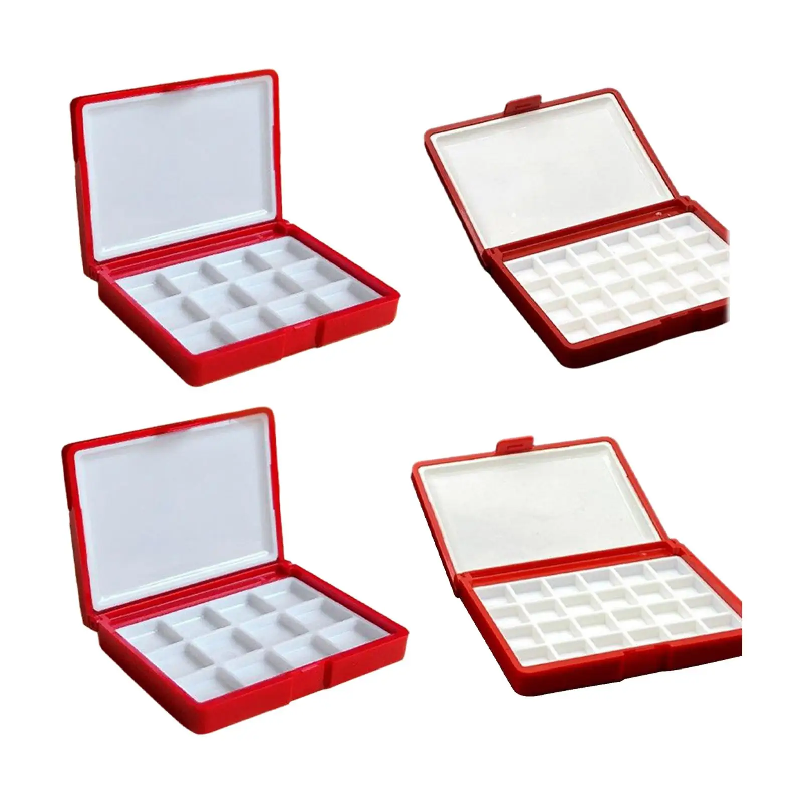 Empty Watercolor Palette Box Paint Palette Box Practical Container Multipurpose Paint Tray Box Paint Pallet for Painters