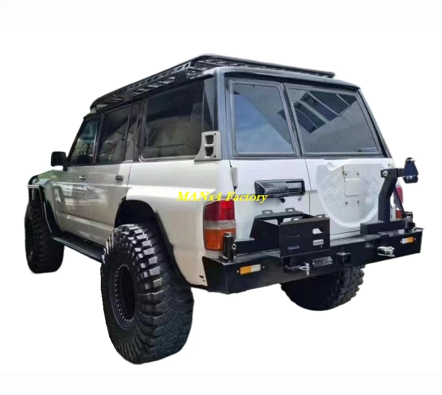 

TOP MANx4 Off-Road Steel Bumper Rear Bumper for Patrol Y60 GQ