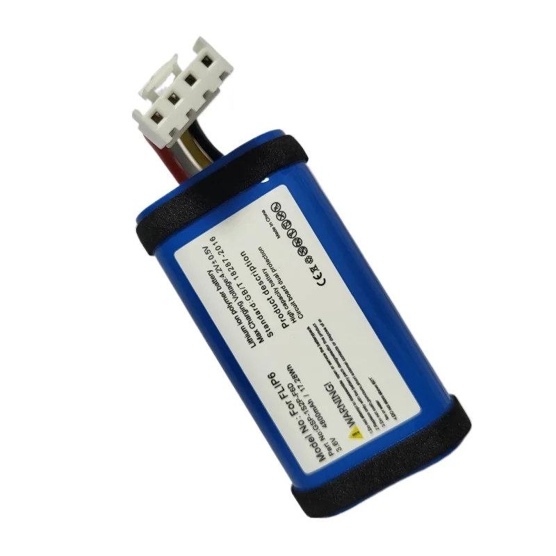 بطارية بديلة جديدة مطورة GSP-1S2P-F6D 3.7 فولت 4800 مللي أمبير في الساعة لبطارية استبدال سماعات JBL Flip 6