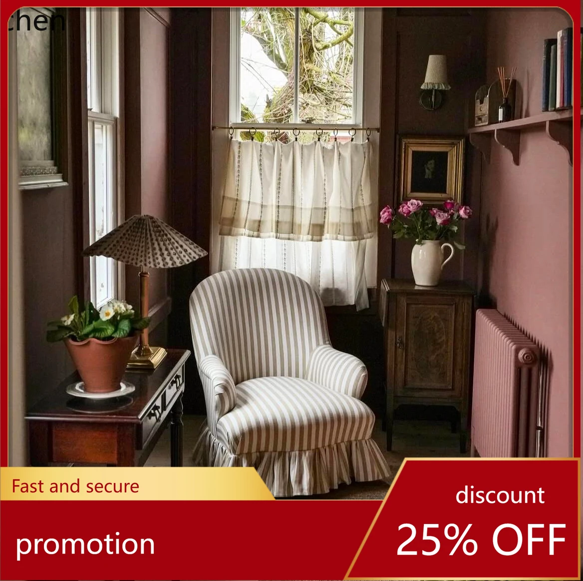 

ZML single sofa living room small apartment negotiation chair living room bedroom pastoral leisure chair