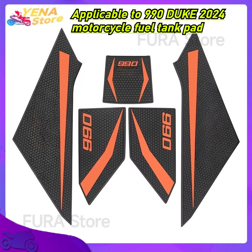 

Applicable to 990 DUKE 2024 motorcycle fuel tank pad, fuel tank protection sticker, fuel tank knee guard