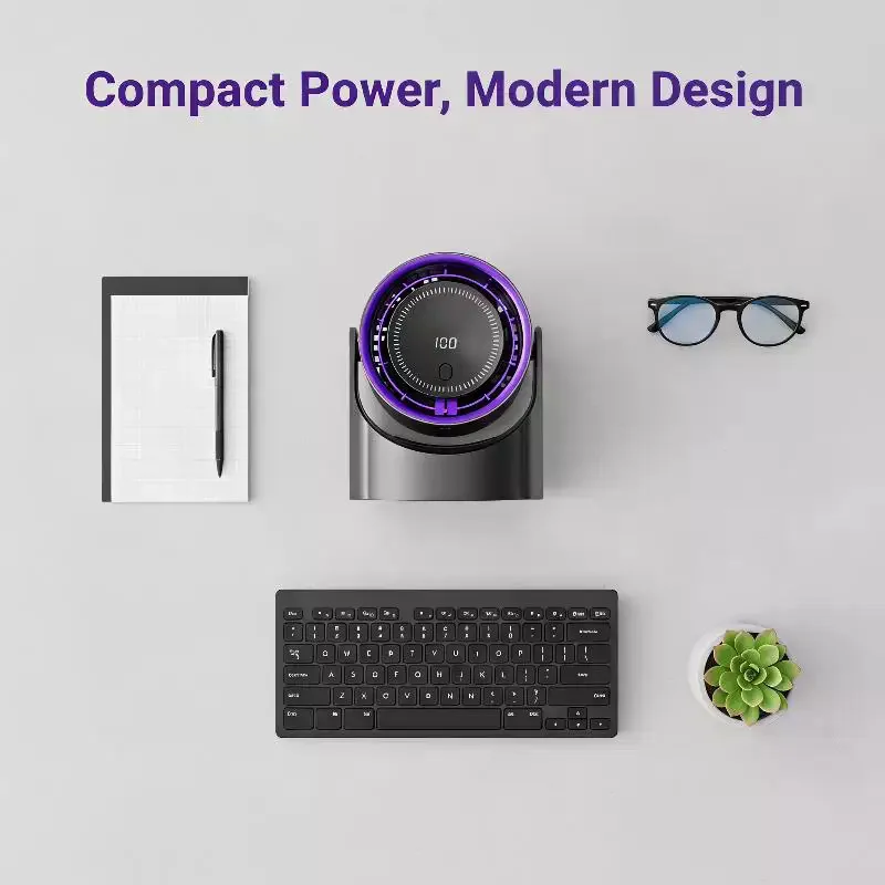 Desktop Electric Fan Circulator: Wireless Portable Quiet Home Wall Ceiling Air Cooler
