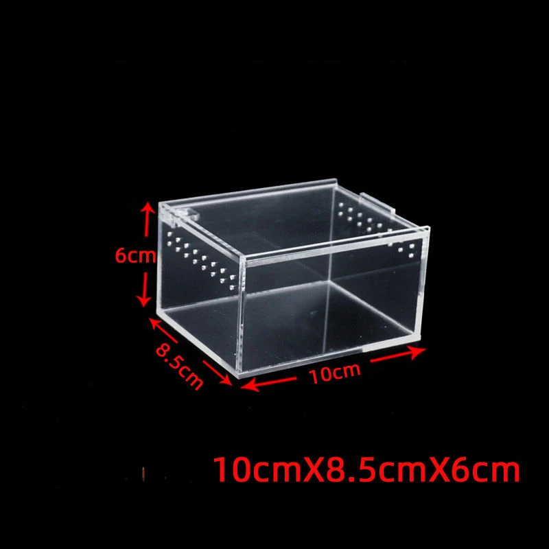 Acrylic reptile breeding box pet box silkworm baby chameleon pet box