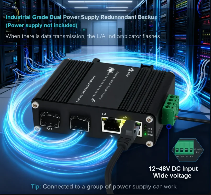 산업용 2포트 기가비트 이더넷 스위치 2 SFP 광섬유 - Industrial Switch Din Rail Gigabit 리뷰 및 가격