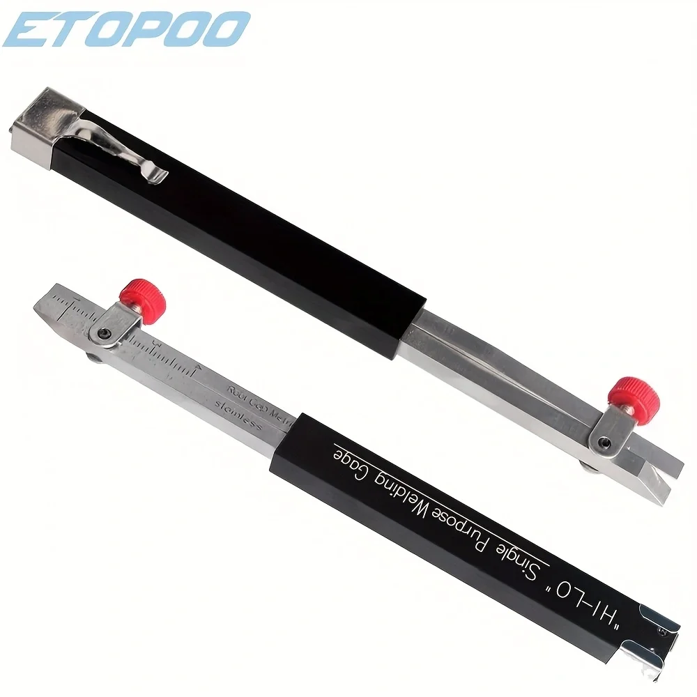 1PCS The small height gauge welding inspection ruler HI-LO is a dedicated internal welding ruler in metric/imperial size