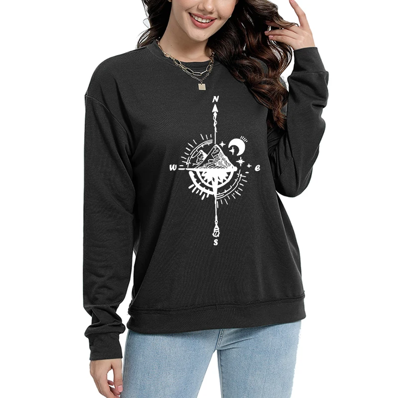 Halloween Skeleton Woman Clothing Long Sleeve Y2k  Sleep Lounge Pullover Skeleton Tops Clothes Sleep Tops Ladies Logo Sleep Tops