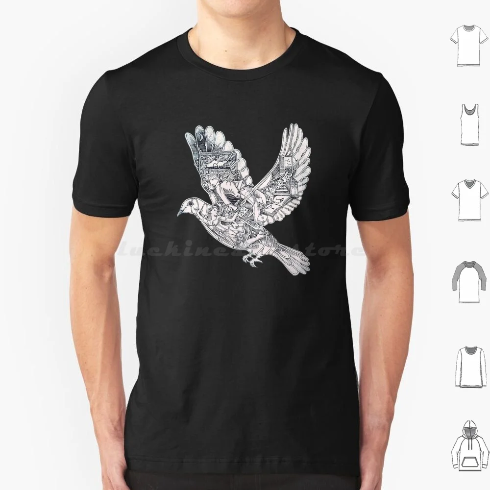 Bird Fly T Shirt 6xl Cotton Cool Tee Band Music Album Play A Head Full Of Dreams Chris Cold