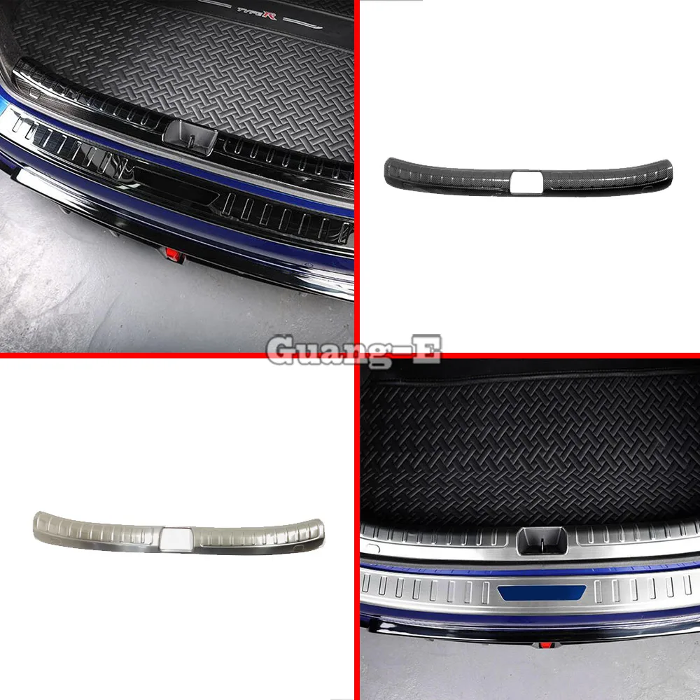 

Car Trunk Inner Guard For Honda Civic 11th Gen 2022 2023 2024 Stainless Steel Interior Rear Bumper Trim Accessories Decoration